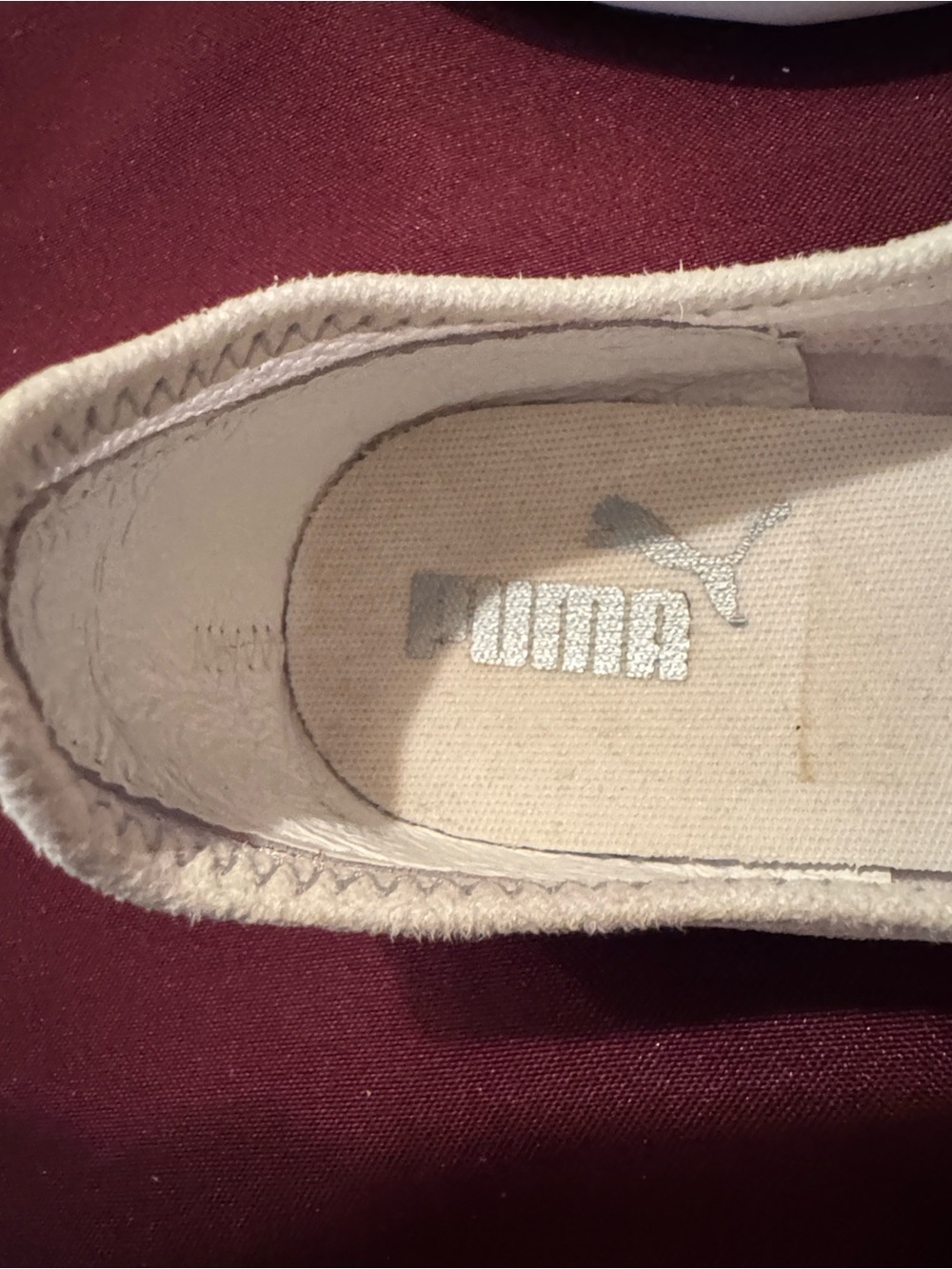 Y2K Puma Women’s White Slip-On Mesh & Patent Leather Ballet Flats - Size 7.5 - Picture 11 of 14